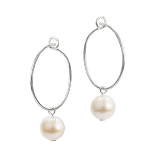 Mcj Hoops With Pearl  20mm 