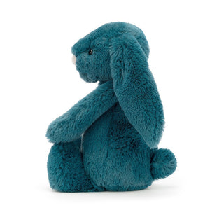 Jellycat Bashful Bunny - Mineral Blue Medium - Pink Poppies 