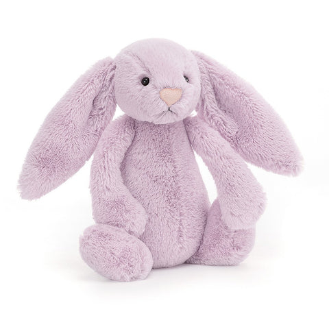 Jellycat Bashful Bunny - Lilac Small - Pink Poppies 