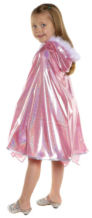 Great Pretenders Pink Glitter Princess Cape - 4-6yrs - Pink Poppies 