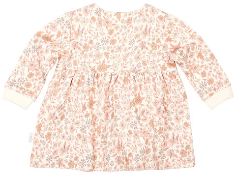 Toshi Knit Dress Ls Clas Honey - Pink Poppies 