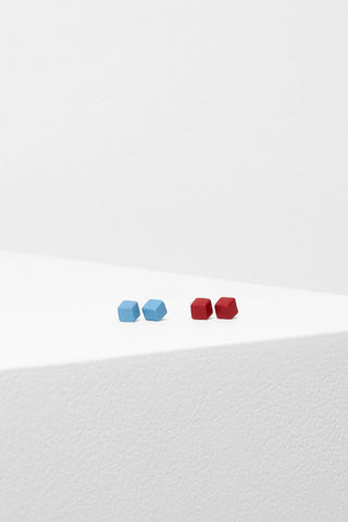 Elk Earrings Solle Stud Set [cl:electric Blue]