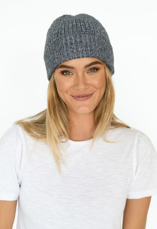 Humidity Beanie Odette Denim - Pink Poppies 