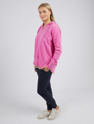 Elm Hoody Paris Super Pink - Pink Poppies 