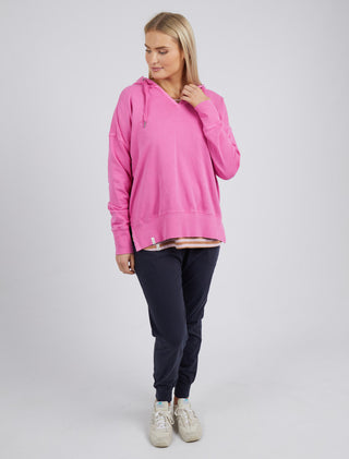 Elm Hoody Paris Super Pink - Pink Poppies 