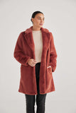 Brave&true Coat Jungle Flame - Pink Poppies 