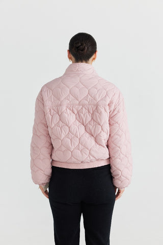 Brave&true Puffer Jacket Nova Love Blush - Pink Poppies 