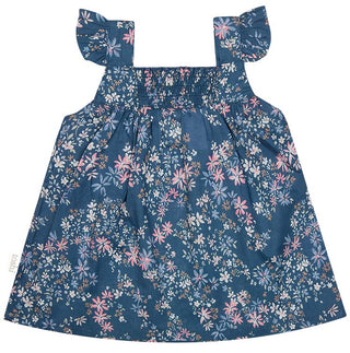 Toshi Baby Dress Athena Moonlight - Pink Poppies 