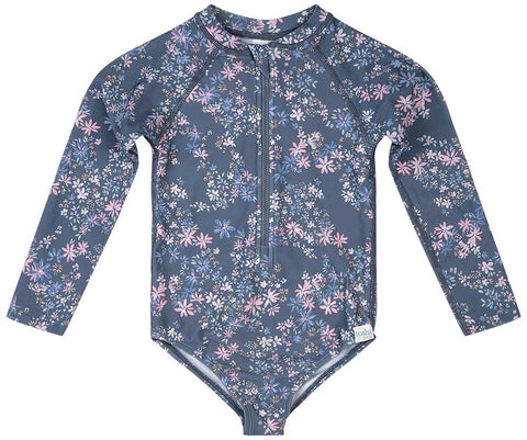 Toshi Swim Bodysuit - Athena Moonlight - Pink Poppies 