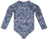 Toshi Swim Bodysuit - Athena Moonlight - Pink Poppies 