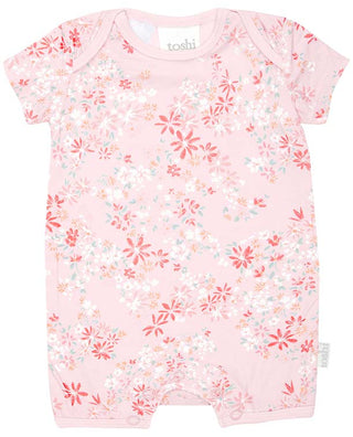 Toshi Onesie Ss Athena Blossom - Pink Poppies 