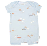 Toshi Onesie Ss Sheep Station - Pink Poppies 