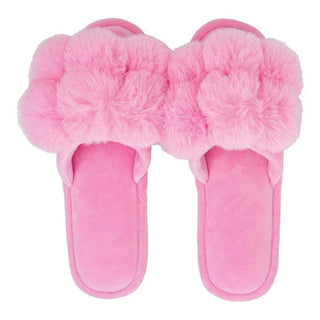 Annabel Trends Slipper Cosy Luxe Pom Pom Candy [sz:medium / Large]