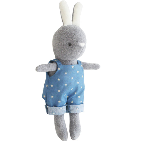 Alimrose Baby Benny Bunny - Blue Star - Pink Poppies 