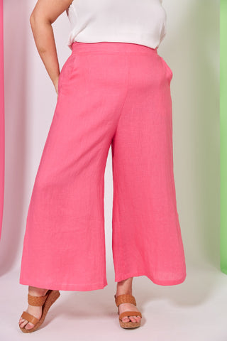 Eb/ive Pant La Vie Crop Candy - Pink Poppies 