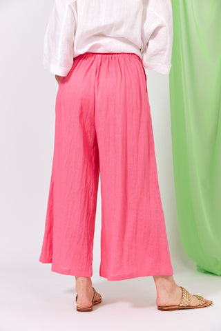 Eb/ive Pant La Vie Crop Candy - Pink Poppies 