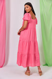 Eb/ive Maxi La Vie Pintuck Candy - Pink Poppies 