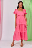 Eb/ive Maxi La Vie Pintuck Candy - Pink Poppies 