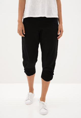 Humidity Pant Castaway Black - Pink Poppies 