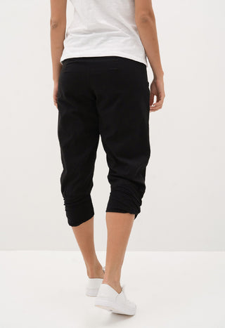 Humidity Pant Castaway Black - Pink Poppies 