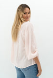 Humidity Blouse Chi Chi Soft Pink - Pink Poppies 