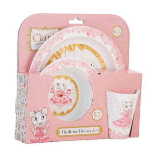 Claris - Dinnerset Mealtime - Pink Poppies 