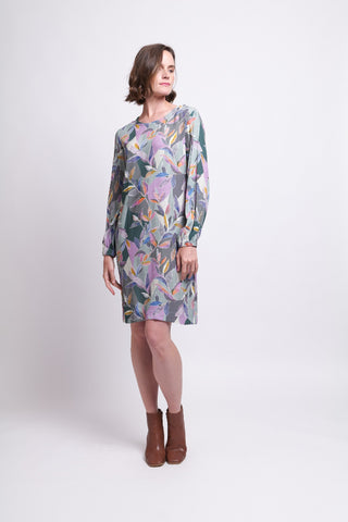 Foil Dress Shifting Gears - Unbeleafable [sz:size 8]