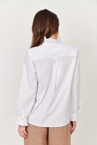 Naturals Top Poplin White Poplin 491 [sz:small]