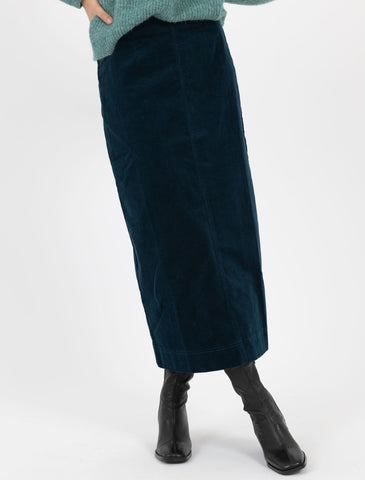 Humidity Skirt Billie Cord Sea Green [sz:size 10]
