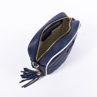 Liv&milly Bag Sally Quilted Navy/white