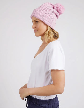 Elm Beanie Peony Pink