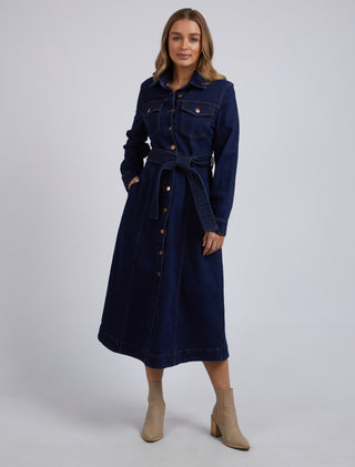 Foxwood Dress Genevieve Denim [sz:size 10]