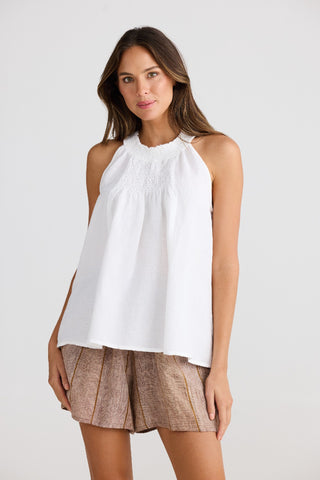 Shanty Top Lopez White Linen [sz:xs]