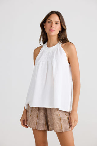 Shanty Top Lopez White Linen [sz:xs]