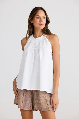 Shanty Top Lopez White Linen [sz:xs]