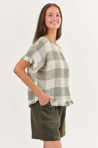 Naturals Top Khaki Terrazzo 294 [sz:small]