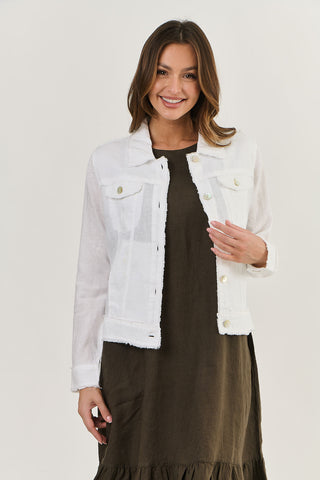 Naturals Jacket Lucy White [sz:small]