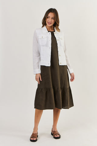 Naturals Jacket Lucy White [sz:small]