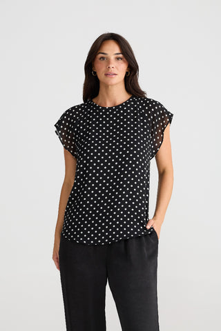 Brave&true Top Boulevard Polka Dot [sz:sml]