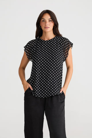 Brave&true Top Boulevard Polka Dot [sz:sml]