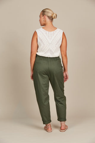 Isleofmine Pant Lucille Olive [sz:small]