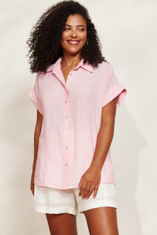 Eb/ive Shirt Sojourn Stripe Cameo [sz:small]