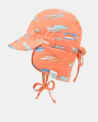 Toshi Swim Flap Cap Surfs Up [sz:baby Hat Xxs Newborn]