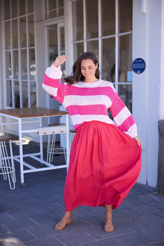 Holiday Skirt Fly Away Raspberry Guaze [sz:small]