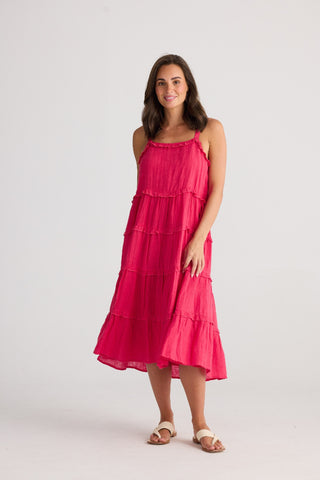 Holiday Dress Alita Raspberry Guaze [sz:xs]