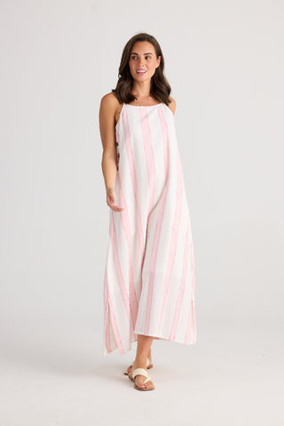 Holiday Dress Cliffside Maxi Candy Stripe [sz:xs]