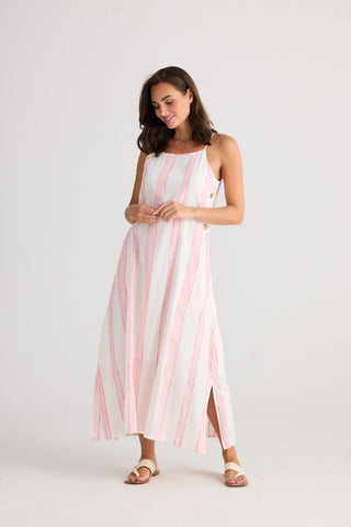 Holiday Dress Cliffside Maxi Candy Stripe [sz:xs]