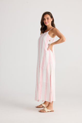 Holiday Dress Cliffside Maxi Candy Stripe [sz:xs]