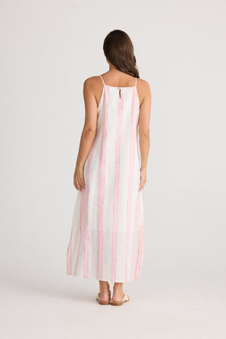 Holiday Dress Cliffside Maxi Candy Stripe [sz:xs]