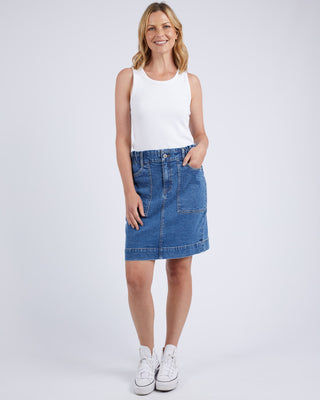 Elm Skirt Denim Atlas [sz:size 8]